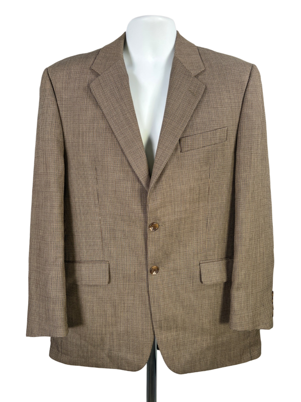 Lauren Ralph Lauren Men's Tan Wool Long Sleeve Button Up Blazer Jacket - 40