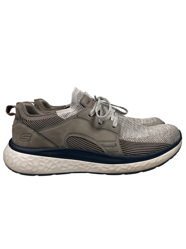 Skechers Men's Gray Collis Lace Up Casual Sneakers - 11.5