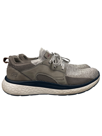 Skechers Men's Gray Collis Lace Up Casual Sneakers - 11.5