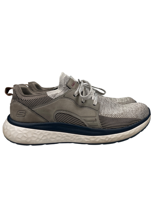 Skechers Men's Gray Collis Lace Up Casual Sneakers - 11.5