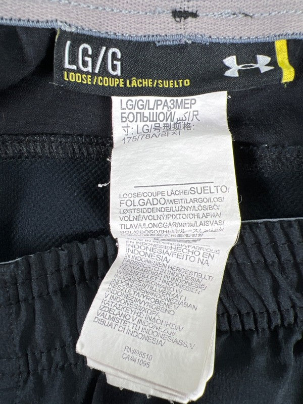 Under Armour Men's Black Tech Graphic Loose Fit Athletic Shorts - L image 3