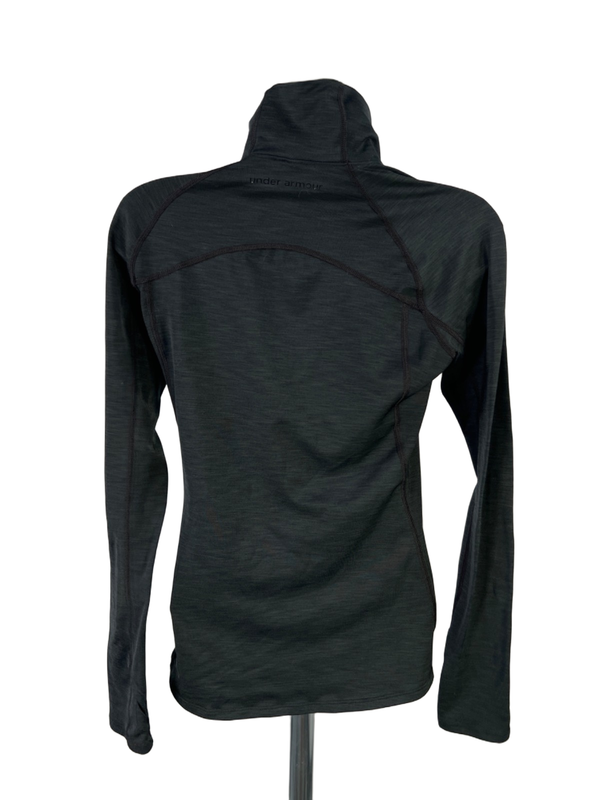 Under Armour Women's Dark Gray Coldgear Fitted Long Sleeve Athletic Shirt - S image 2