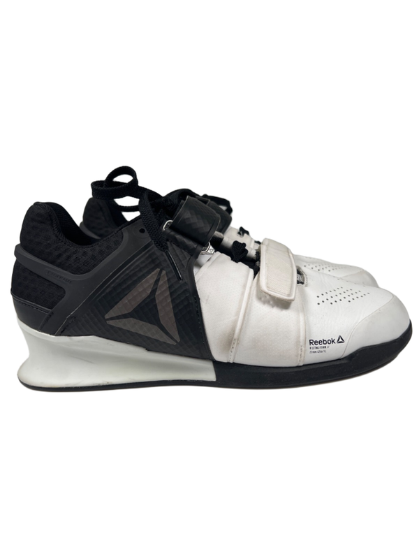 Reebok Men's White/Black Legacy Lifter Weightlifting Shoes - 8.5