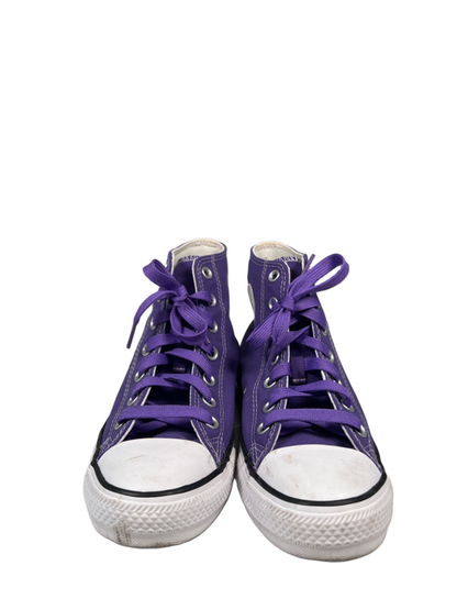 Converse Women's Purple Chuck Taylor All Star High Top Lace Up Sneakers - 8 image 2