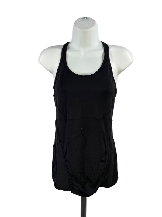 Athleta Women's Black Racer Back Sleeveless Athletic Tank Top - XS