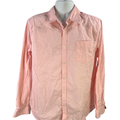 Ben Sherman Men's Pink Long Sleeve Stretch Button Up Shirt - XL