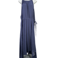 Chico's Women's Blue Sleeveless Asymmetrical Dress - 3/US XL