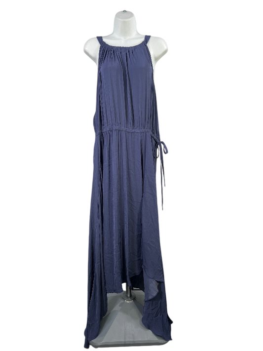 Chico's Women's Blue Sleeveless Asymmetrical Dress - 3/US XL