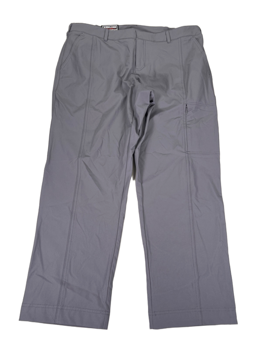 Kirkland Signature Women's Gray Stretch Ankle Travel Pants - 12
