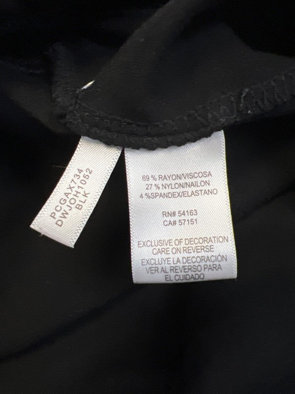 DKNY Jeans Women's Black Stretch Ponte Pants - S image 4