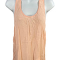 Banana Republic Women’s Pink/Peach Racerback Tank Top - M