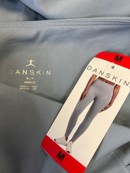 Danskin Women's Blue Brushed Pull On High Rise Athletic Legging Pants - M image 3