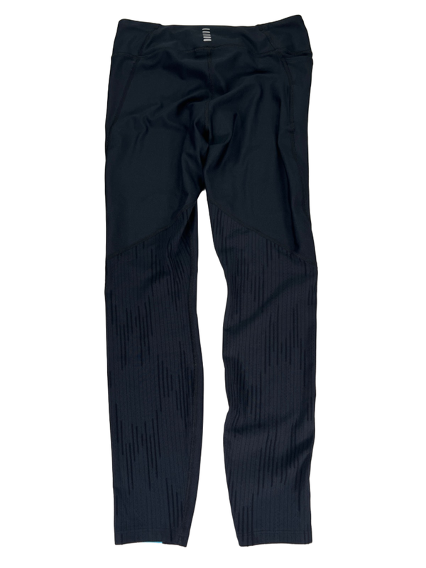 Under Armour Women's Black/Blue Heatgear Compression Pull On Leggings - L image 2