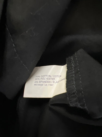 Gap Women's Black Stretch 3/4 Sleeve Button Up Shirt - S image 4