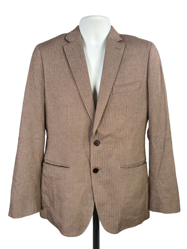 Banana Republic Men's Brown Tailored Fit 2 Button Blazer Jacket - 38R