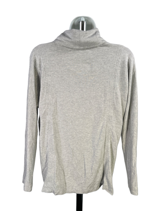 Pure J.Jill Women's Gray Long Sleeve Turtleneck Sweater - S image 2