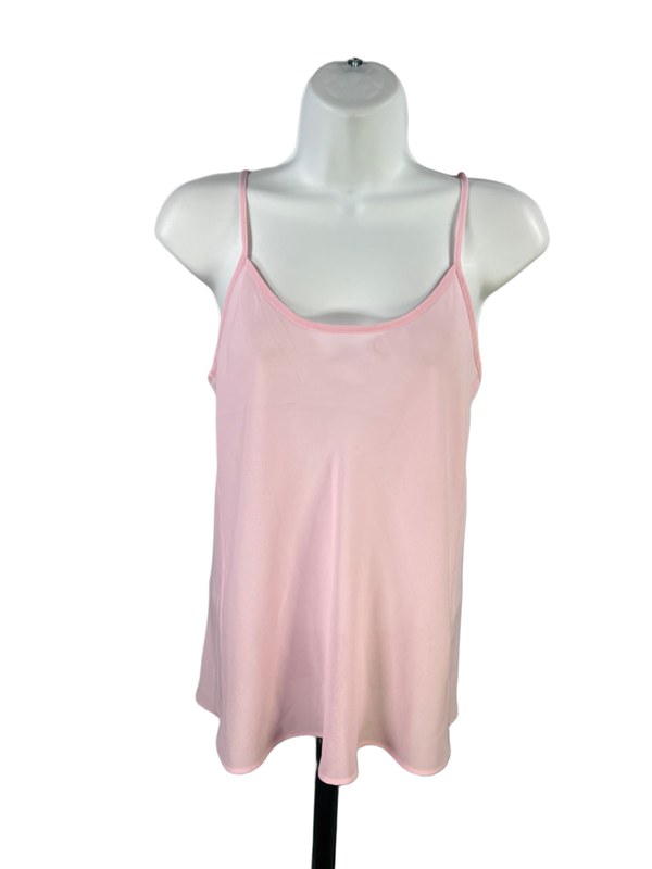Banana Republic Women's Pink Semi-Sheer Cami Tank Top - S