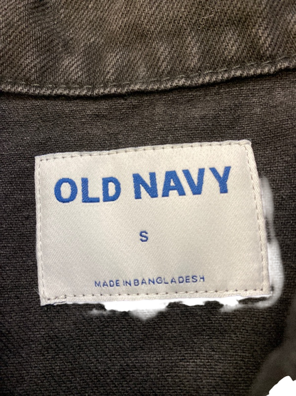 Old Navy Women's Black Relaxed Classic Jean Jacket - S image 3