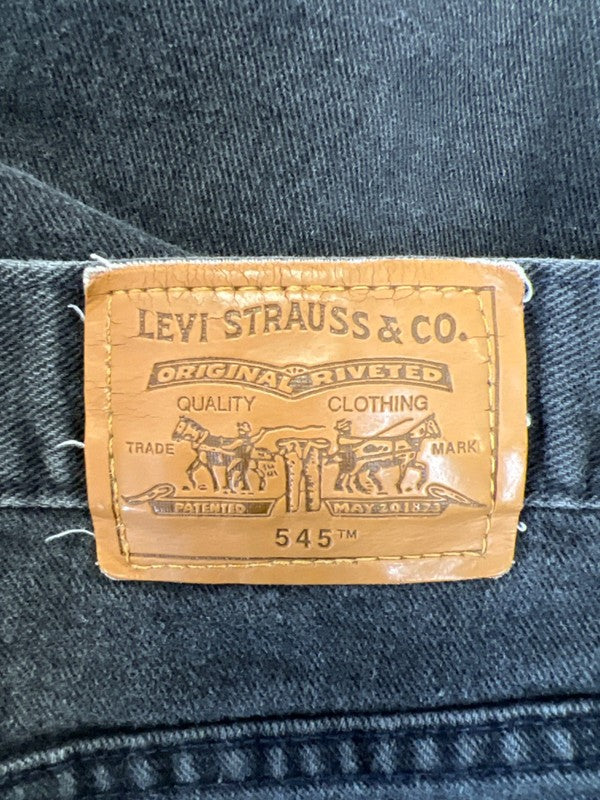 Levi’s Workwear Men’s Black Denim 545 Athletic Fit Utility Jeans - 42x32 image 3