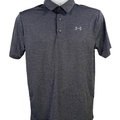 Under Armour Men's Black Playoff Athletic Golf Polo - S