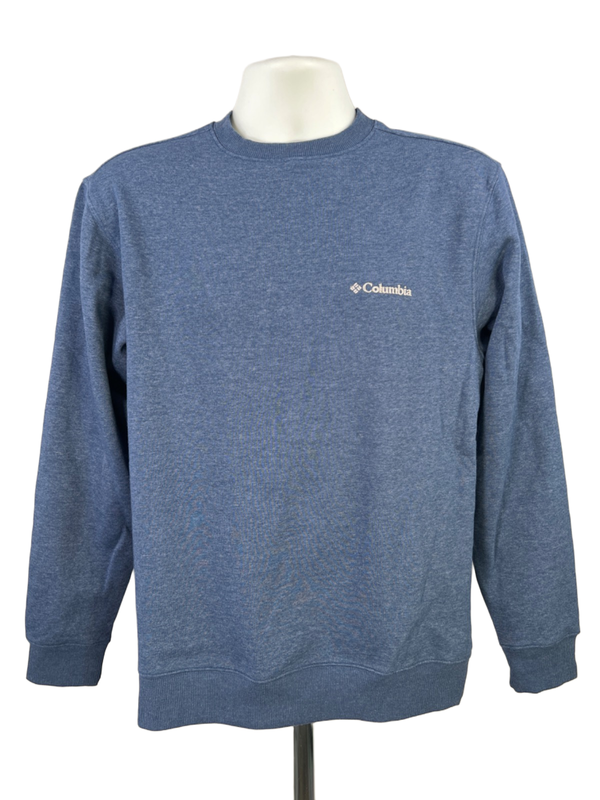 Columbia Men's Blue Walnut Canyon Long Sleeve Crewneck Sweatshirt - S