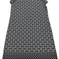 Max Studio Women’s Black/White Cap Sleeve Shift Dress - M