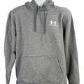 Under Armour Men's Gray Icon Fleece Long Sleeve Pullover Sweatshirt - L
