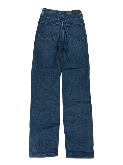 Express Women's Dark Wash Super High Rise Slim Ankle Denim Jeans - 00 image 2