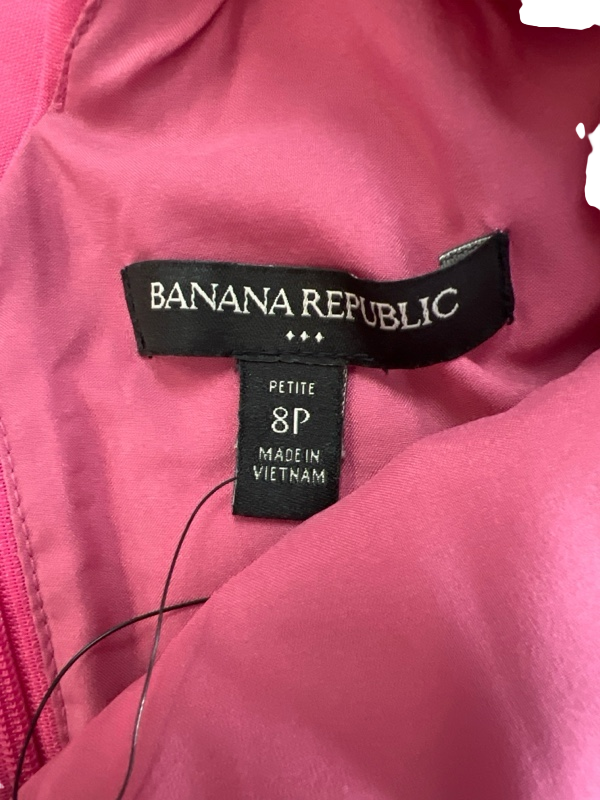 Banana Republic Women's Pink Sleeveless Sheath Dress - 8 Petite image 3