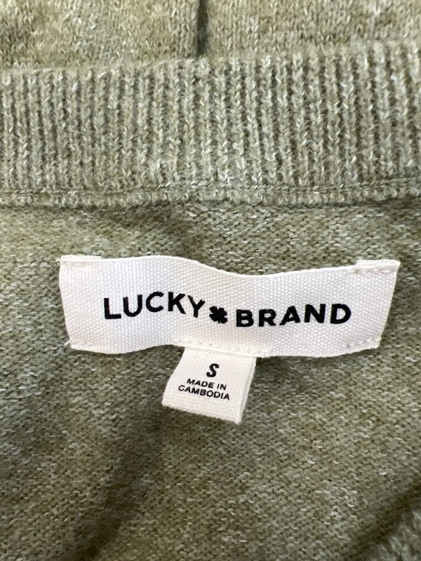 Lucky Brand Women's Green Soft V-Neck Long Sleeve Sweater - S image 3