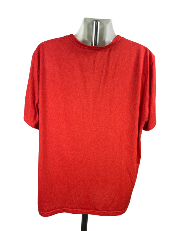 Nike Men's Red Dri-Fit Short Sleeve Athletic T-Shirt - 4XL image 2