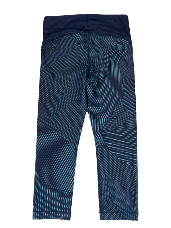Under Armour Women's Blue HeatGear Printed Capri Athletic Leggings - S image 2