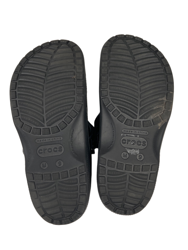 Crocs Men's Black Yukon Vista II Literide Slide On Adjustable Clog Sandal - 9 image 8