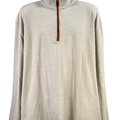 Telluride Clothing Men's Beige 1/4 Zip Pullover Sweatshirt Sweater - XXL