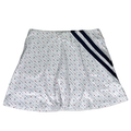 Callaway Women's White/Blue Strawberry Stretch Pull On Lined Golf Skirt - M