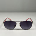 Kate Spade Women's Black Cateye Candy Striped Blossom Aviator Sunglasses
