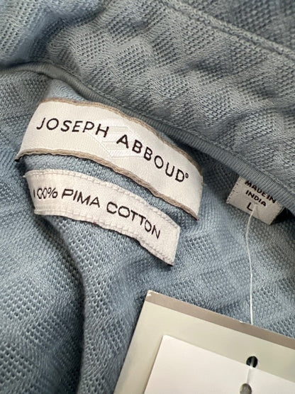 Joseph Abboud Men's Blue Short Sleeve Polo Shirt - L image 3