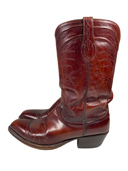 Dan Post Men's Brown Leather Cowboy Western Boots - 11D image 5