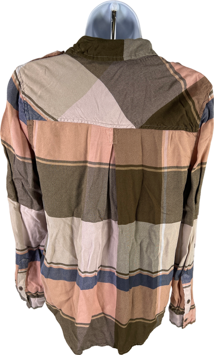 Lucky Brand Women’s Multi-Color Plaid Button Up Shirt - S image 2