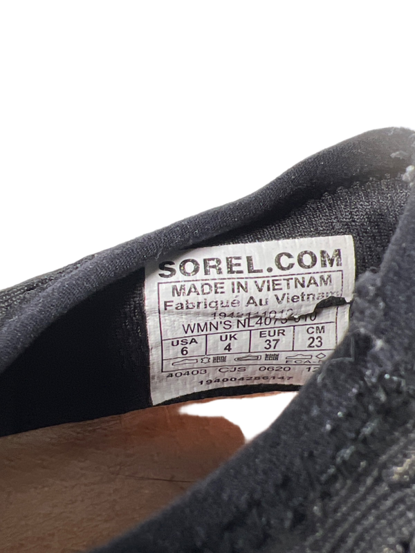 Sorel Women's Black Kinetic Impact Lace Sneakers - 6 image 7