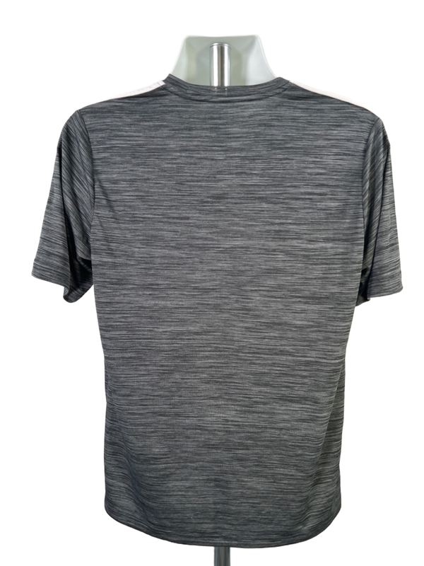 adidas Men's Gray Heathered Short Sleeve Aeroready Athletic T-Shirt - M image 2