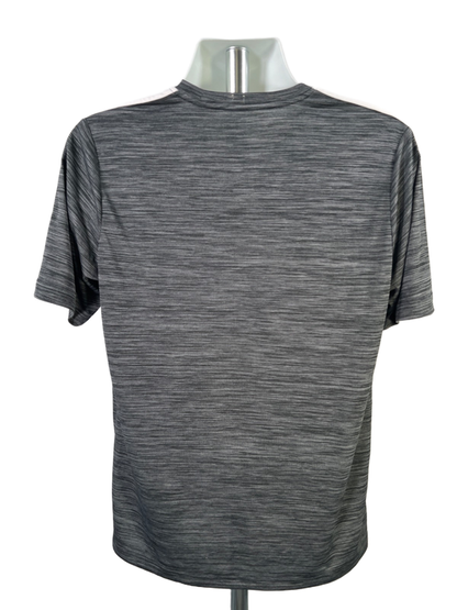 adidas Men's Gray Heathered Short Sleeve Aeroready Athletic T-Shirt - M image 2