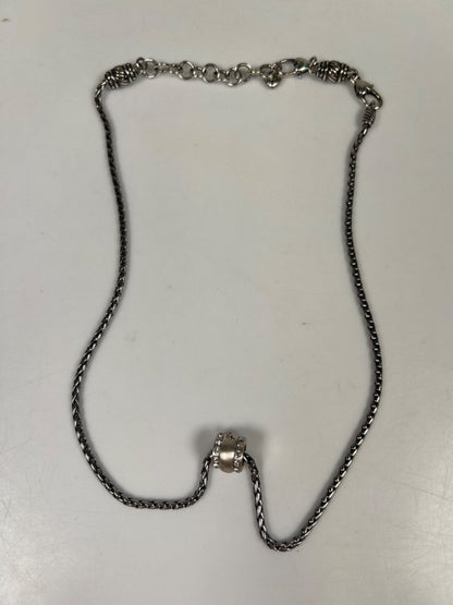 Brighton Women's Silver Plated Calypso "Aunt" Adjustable 9" Necklace image 2