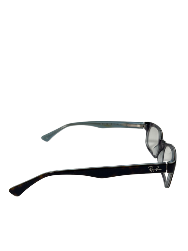 Ray-Ban Women's Black/Brown/Blue Tortoise Shell Optic Prescription Eyeglasses image 4
