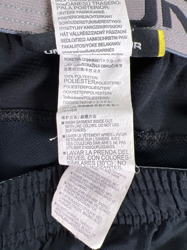 Under Armour Men's Black Tech Graphic Loose Fit Athletic Shorts - L image 4