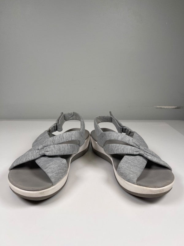 Clarks Women's Gray Cloudsteppers Arla Belle Strappy Slingback Sandals - 8 image 6