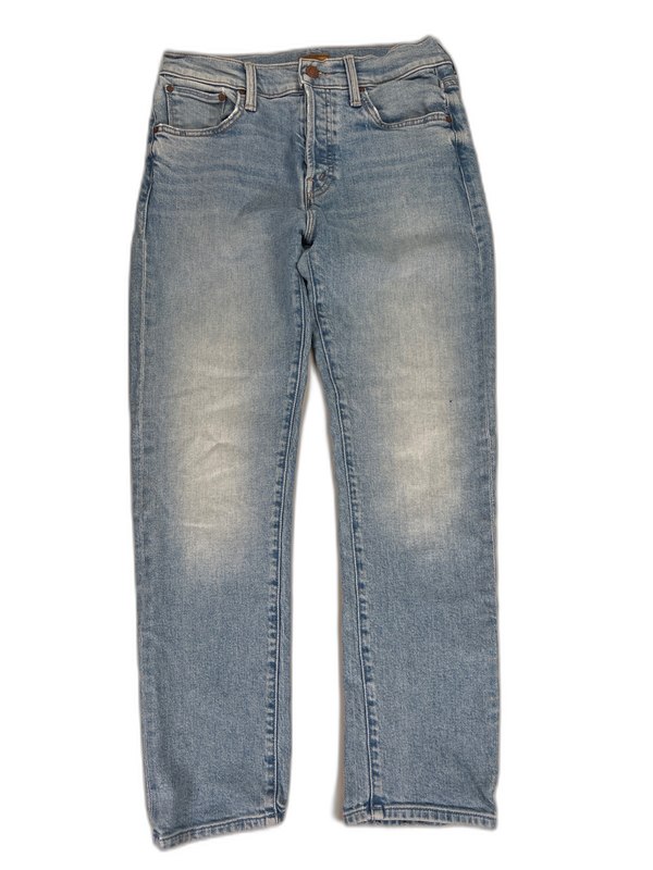 Mother Denim Women's Light Wash The Scrapper Ankle Button Fly Jeans - 24
