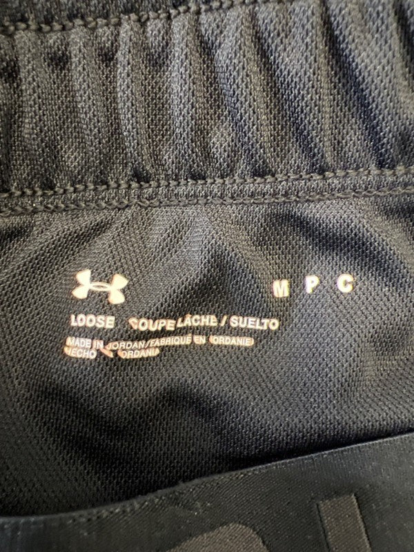 Under Armour Women's Black Loose Fit Play Up Athletic Shorts - S image 3