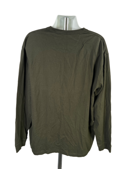 Duluth Trading Men's Green Longtail Pocket Front Long Sleeve Tee Shirt - XL image 2