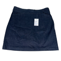 Croft and Barrow Women's Blue The Effortless Stretch Straight Skirt - 10